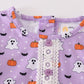 Premium Purple halloween print dress