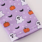 Premium Purple halloween print dress