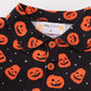 Premium Orange halloween pumpkin button down shirt