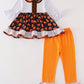 Premium Orange halloween pumpkin girl set