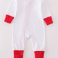 Premium White zip boy pajama romper