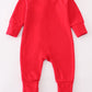 Premium Red zip boy pajama romper