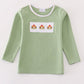 Premium Green turkey embroidery boy top