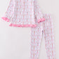 Premium Pink nutcracker girl pajama set