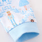 Premium Blue nutcracker boy pajama set