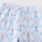 Premium Blue nutcracker boy pajama set