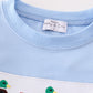 Premium Blue duck applique boy top