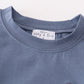 Premium Blue tractor applique boy top