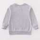 Premium Grey duck embroidery sweatshirt