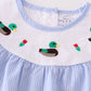 Premium Blue duck embroidery girl set