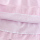 Premium pink stripe bunny embroidery girl dress