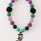 Halloween witch bubble chunky necklace