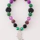 Halloween witch bubble chunky necklace