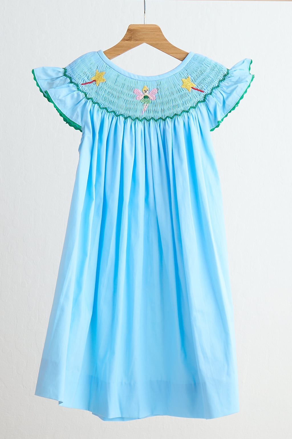 Blue fairy hand smocked dress