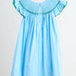 Blue fairy hand smocked dress