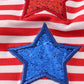 Patriotic star girl pants