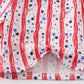 Blue Patriotic flag boy set