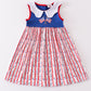 Blue Patriotic flag dress