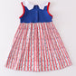 Blue Patriotic flag dress