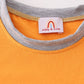 Orange character applique boy top