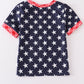 Patriotic star print boy top