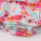 Pink floral ruffle girl bubble