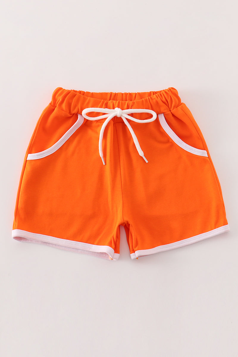 Orange boy shorts