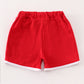 Red boy shorts