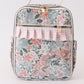 Pink floral lunch bag