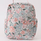 Pink floral lunch bag