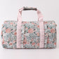 Pink floral travel bag