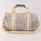 Yellow floral travel bag