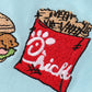 Red stripe chick fil a embroidery dress