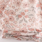 Brown floral ruffle girl bubble