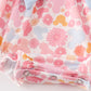 Pink character print ruffle girl bubble