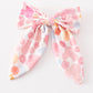 Pink character print hair sailor bow