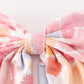 Pink character print hair sailor bow