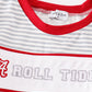 Maroon ROLL TIDE embriodery stripe boy set