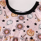 Pink halloween tiered dress