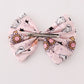 Pink halloween hair bow