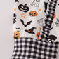 Halloween zip girl romper