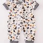 Halloween zip boy romper