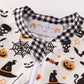 Halloween zip boy romper