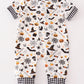 Halloween zip boy romper