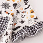 Halloween zip girl pajamas set