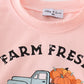 Pink farm fresh pumpkins girl bubble