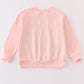 Pink farm fresh pumpkins girl top