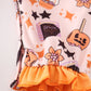 Happy halloween girl romper