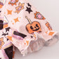 Happy halloween girl romper