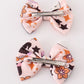 Happy halloween piggie hair bow